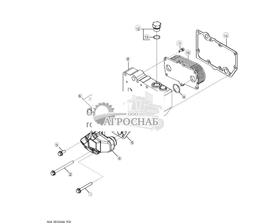 5954 Охладитель моторного масла - ST21323 90.jpg